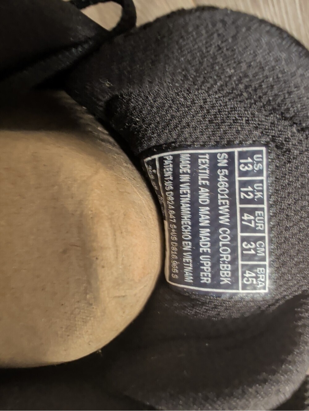 Skechers Go Walk Max - Effort Mens Size 13 Extra Wide (EWW) Black - Picture 7 of 9